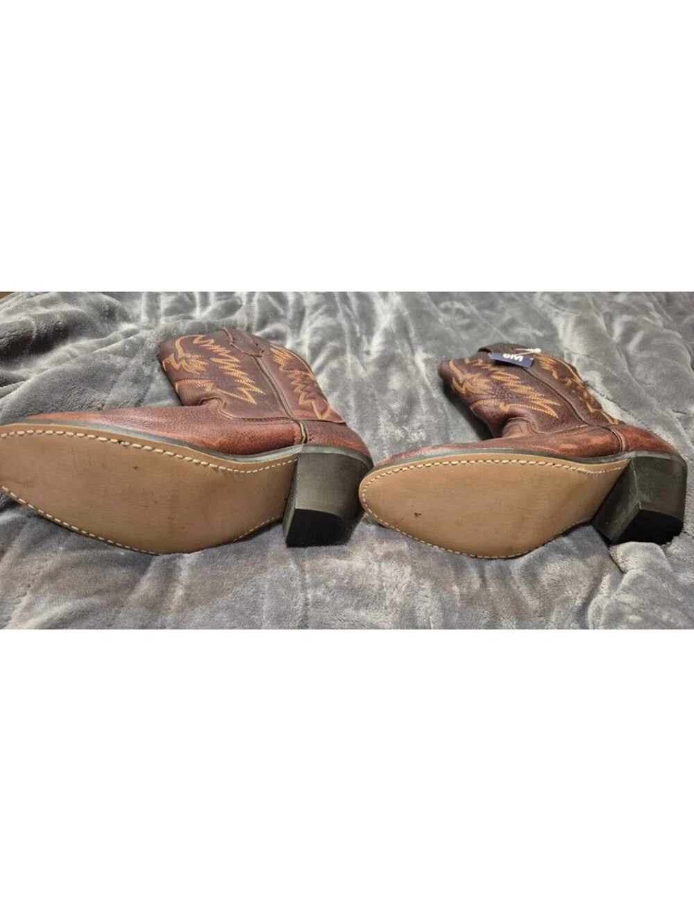 Masterson Boot Co. Brown Leather Cowboy Boots Women's